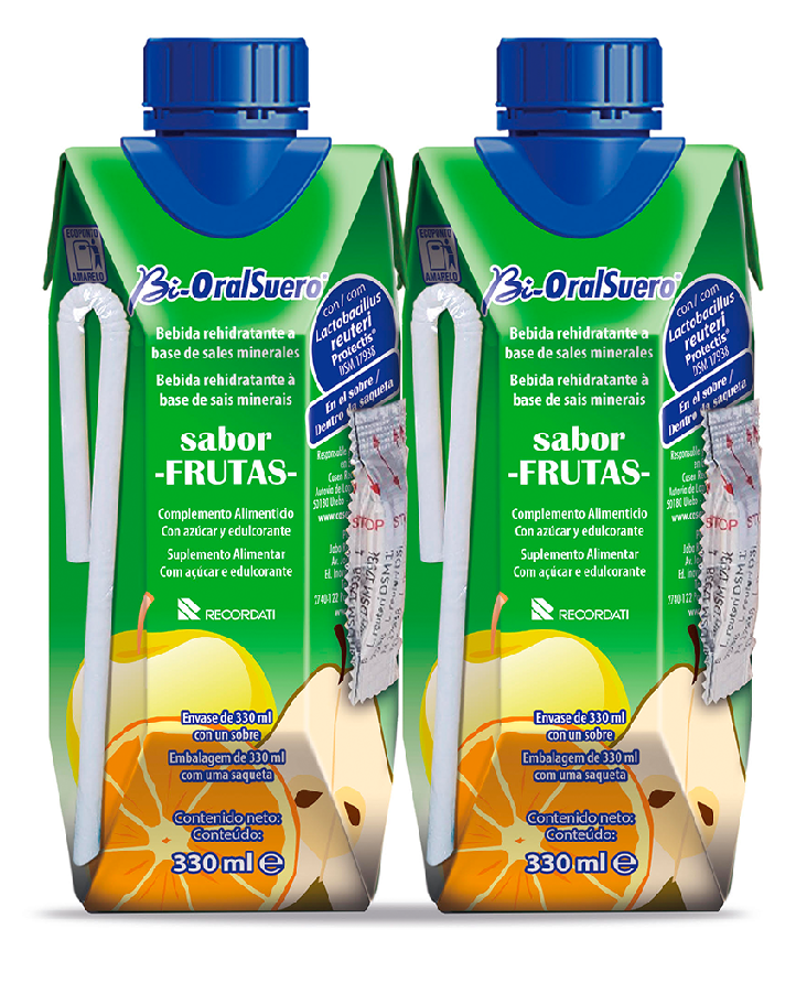 Bi-Oralsuero Oral Solution_ Fruit - 330ml (x2 units) - Healtsy