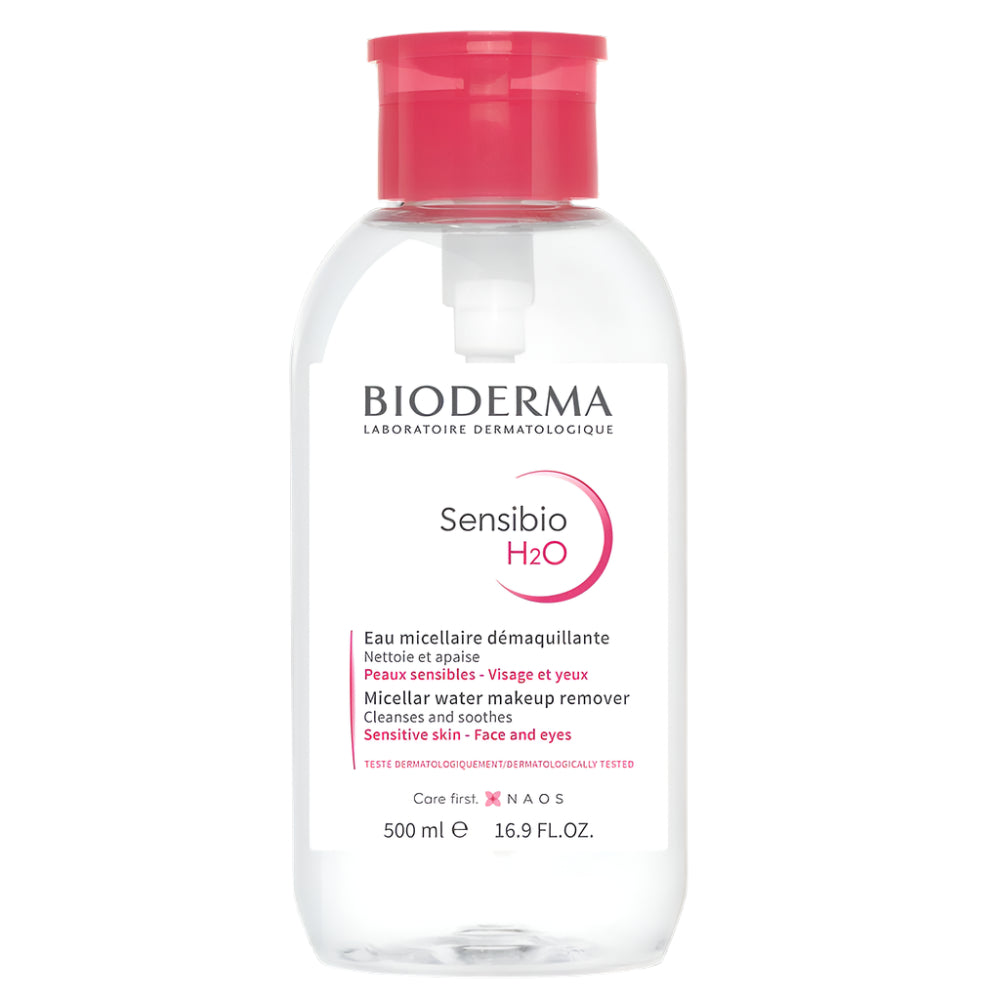 Bioderma Sensibio H2O Micellar Water Pump - 500ml – Buy Now at Healtsy