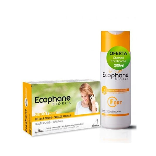 Biorga Dermatologie Ecophane (x60 tablets) + Fortifying shampoo offer - 200ml - Healtsy