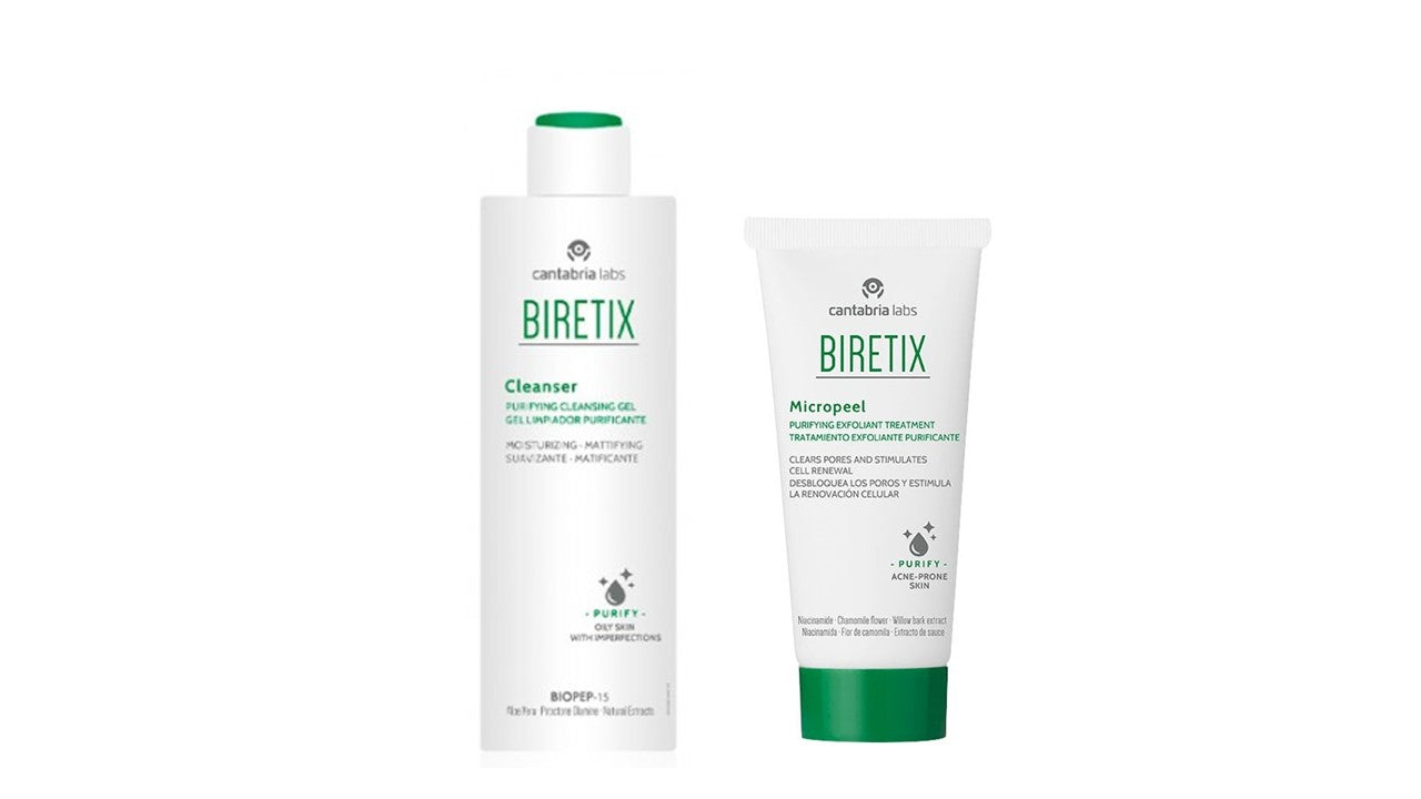 Biretix Cleanser - 200ml + Offer Micropeel - 50ml - Healtsy