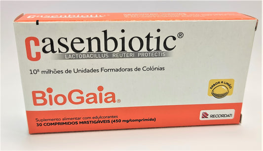 Casenbiotic  Lemon (x30 chewable tablets) - Healtsy