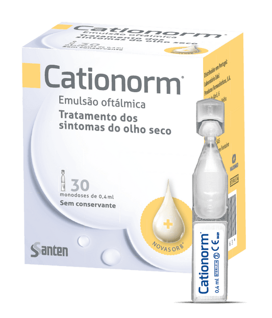 Cationorm Ophthalmic Emulsion - 0.4ml (x30 units) – Buy Now at Healtsy