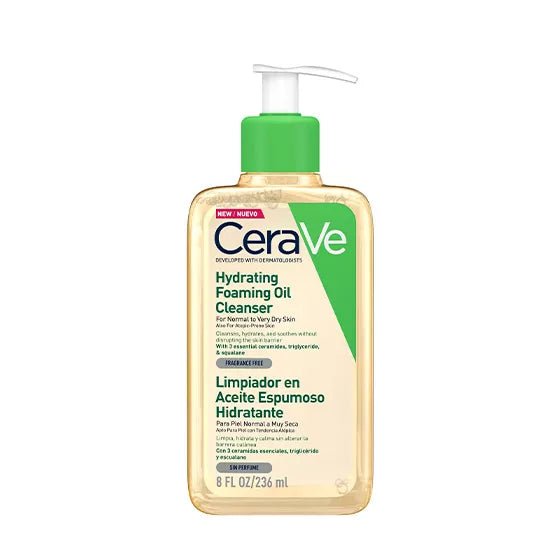 CeraVe Hydrating Foaming Oil Cleanser - 236ml – Buy Now at Healtsy
