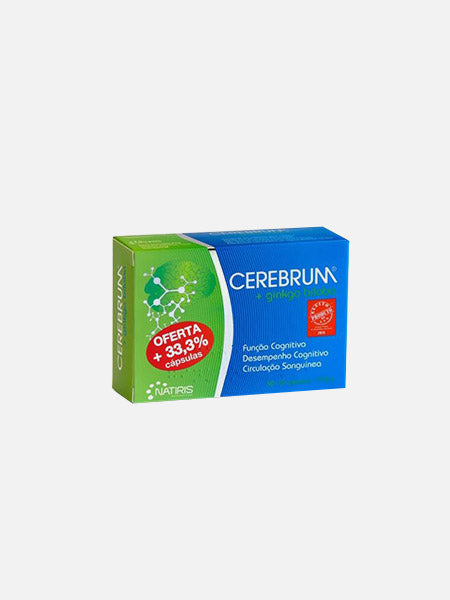 Cerebrum +ginkgo biloba (x30 capsules) + Offer 10 capsules - Healtsy