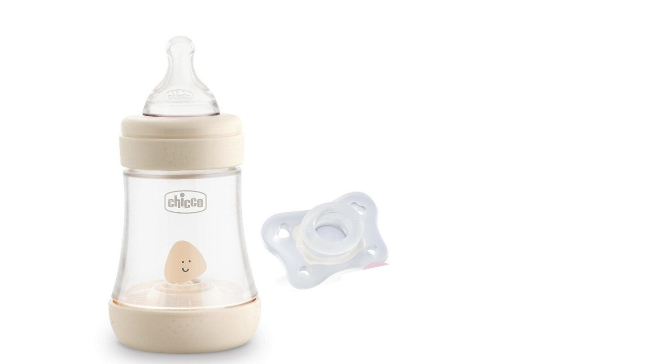 Chicco Bottle Perfect 5 - 150ml + Pacifier Minisoft - Healtsy