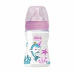 Chicco Bottle Wb Pp Silicone_ Slow - 150ml (Girl) - Healtsy