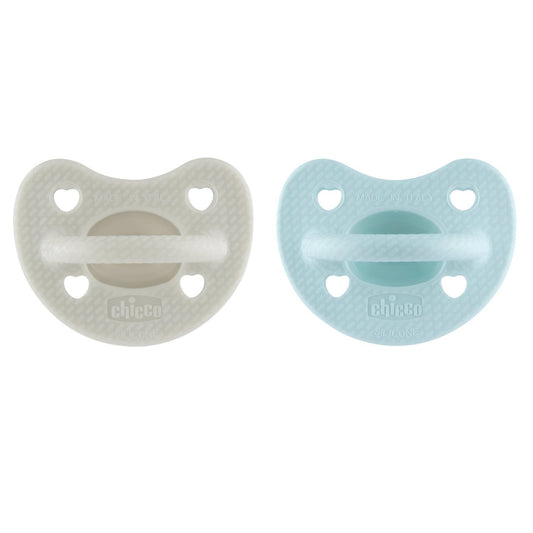 Chicco Physioforma Luxe_ Blue_6-16M (x2 pacifiers) - Healtsy