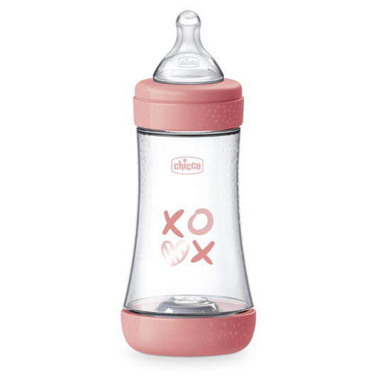 Chicco Bottle Perfect 5_Pink - 240ml - Healtsy