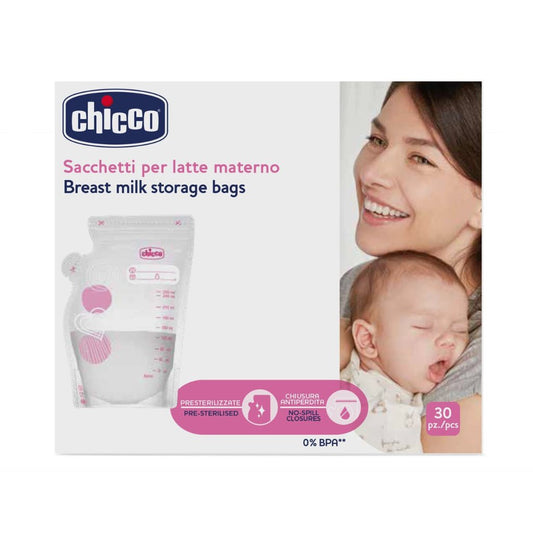 Chicco Milk Storage Bags (x30 units) – Buy Now at Healtsy