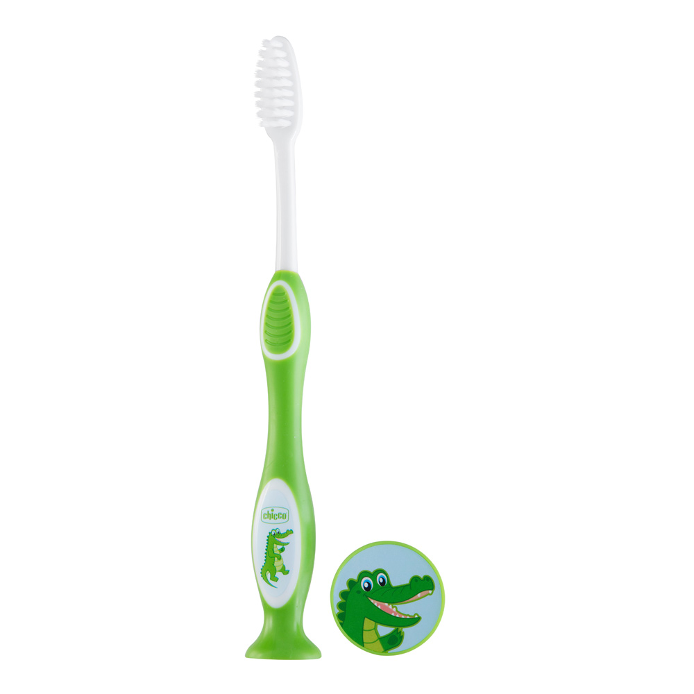 Chicco Toothbrush Green Milk 3-6years - Healtsy