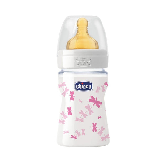 Chicco Touch Girl Latex Baby Bottle - 150ml – Buy Now at Healtsy