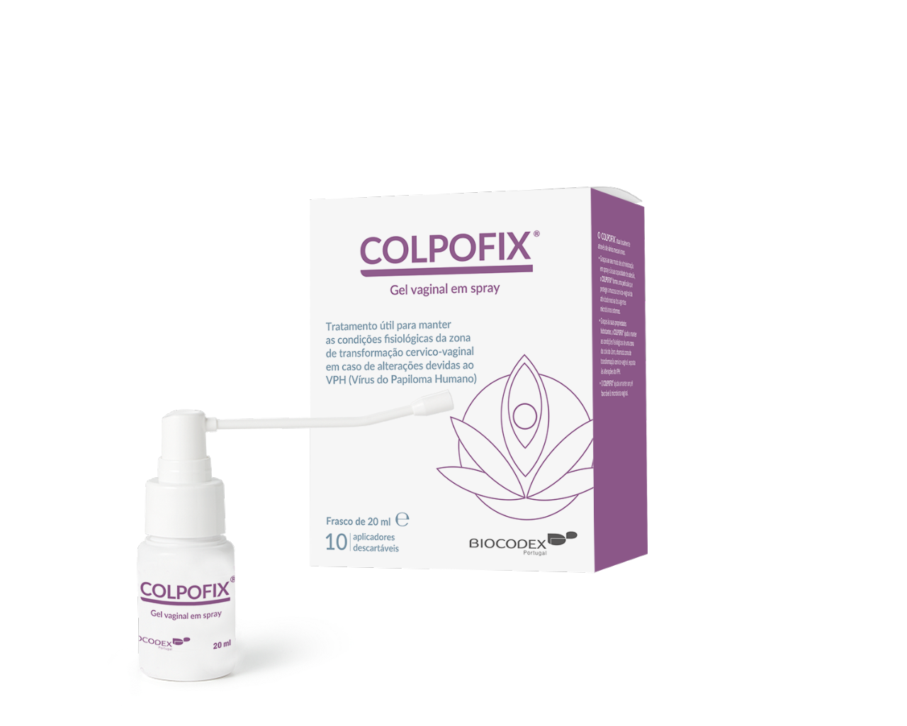 Colpofix Vaginal Spray Gel - 20ml + 10 Applicators - Healtsy