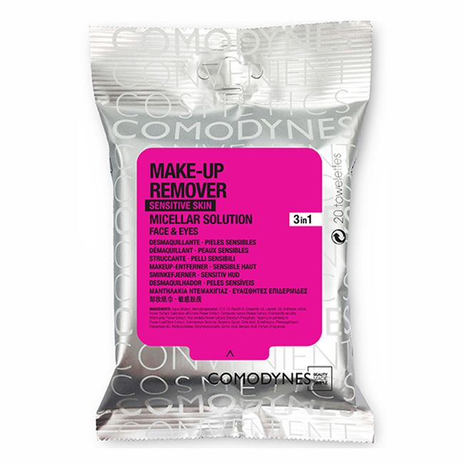 Comodynes Micellar Makeup Remover Wipes Sensitive Skin (x20 pcs) – Buy Now at Healtsy