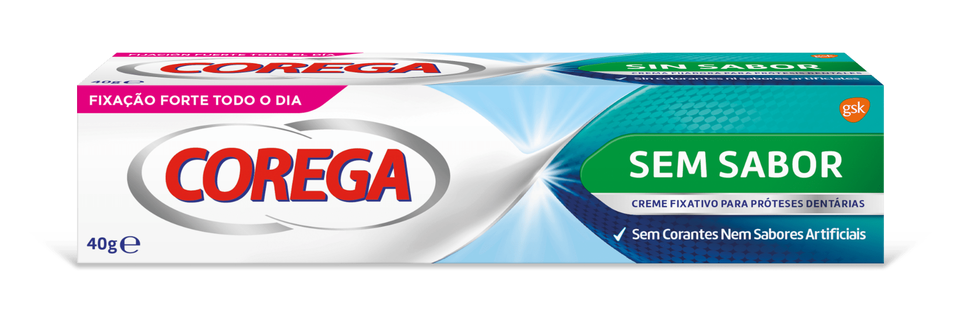 Corega Flavorless Prosthetic Fixing Cream - 40g – Buy Now at Healtsy
