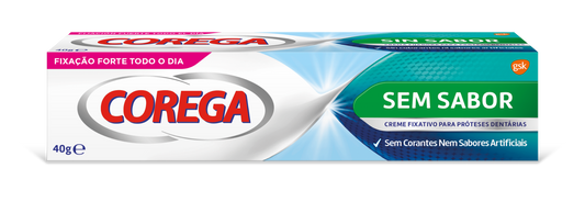 Corega Flavorless Prosthetic Fixing Cream - 40g - Healtsy