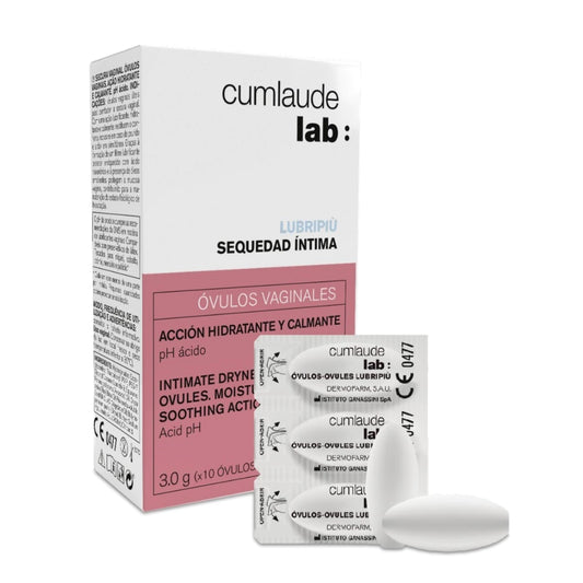 Cumlaude Lubripiu Vaginal Ovules - 3g (x10 units) - Healtsy