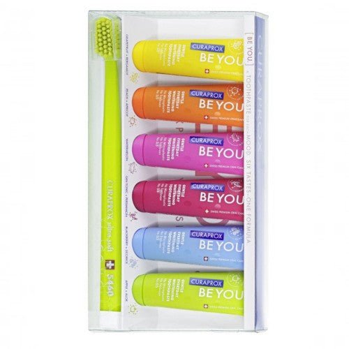 Curaprox Be You Whitening Toothpaste (X6 units) +Toothbrush – Buy Now at Healtsy