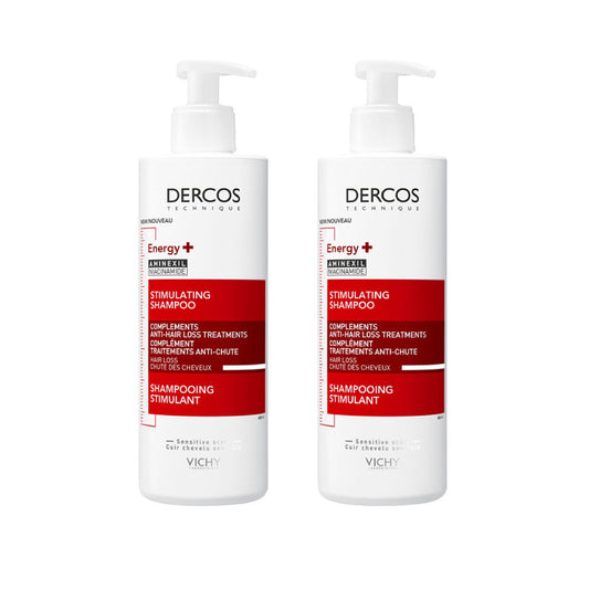 Dercos Stimulating Shampoo - 400ml (Double Pack) - Healtsy