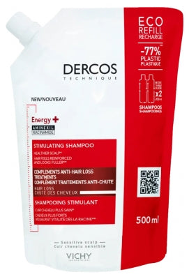 Dercos Stimulating Shampoo Eco Pack - 500ml - Healtsy