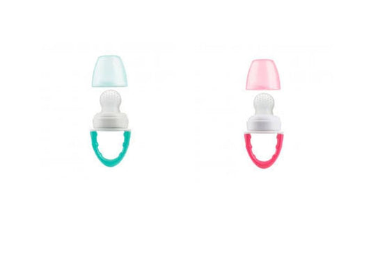 Dr Browns Silicone Feeder Pink / Green_ + 4months – Buy Now at Healtsy