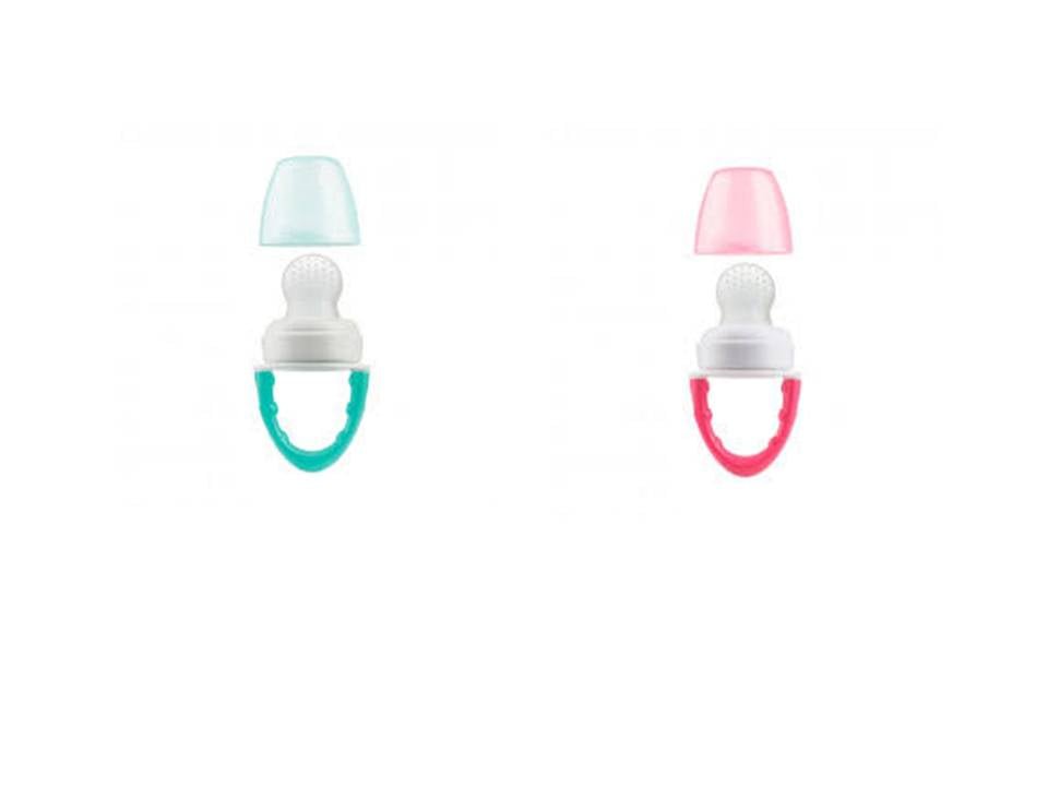 Dr Browns Silicone Feeder Pink / Green_ + 4months – Buy Now at Healtsy