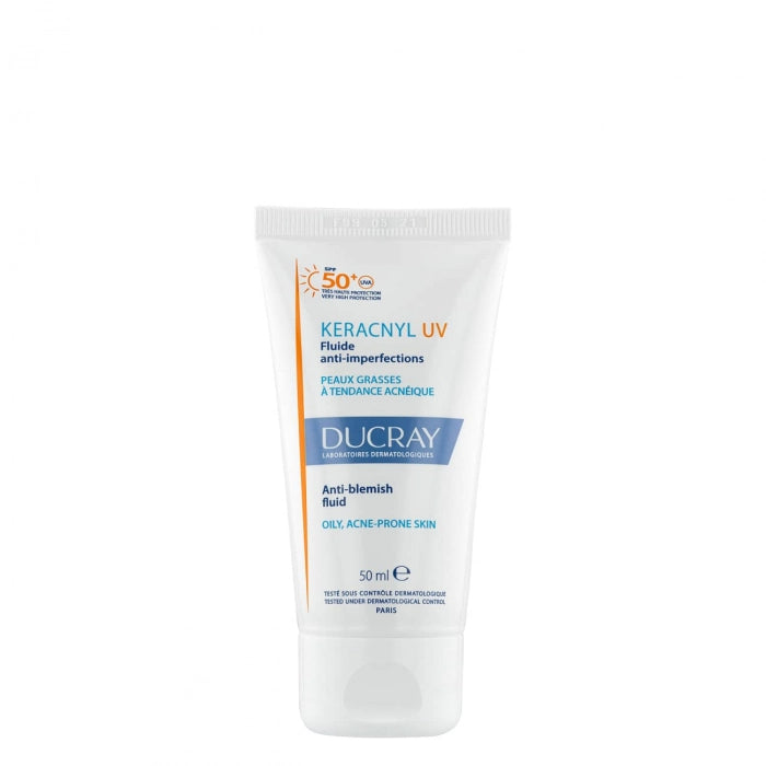 Ducray Keracnyl UV Fluid SPF50+ Anti-Imperfections - 50ml - Healtsy