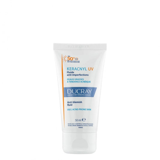 Ducray Keracnyl UV Fluid SPF50+ Anti-Imperfections - 50ml - Healtsy