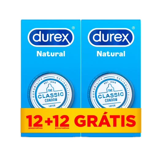 Durex Natural Plus (x12 condoms) DUO - Healtsy