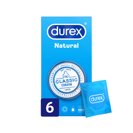 Durex Natural Plus (x6 condoms) - Healtsy