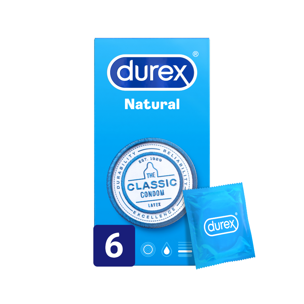 Durex Natural Plus (x6 condoms) - Healtsy