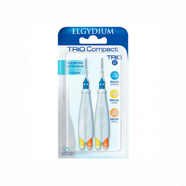 Elgydium Clinic TrioCompact Narrow / Mixed Brush (x2 units) - Healtsy