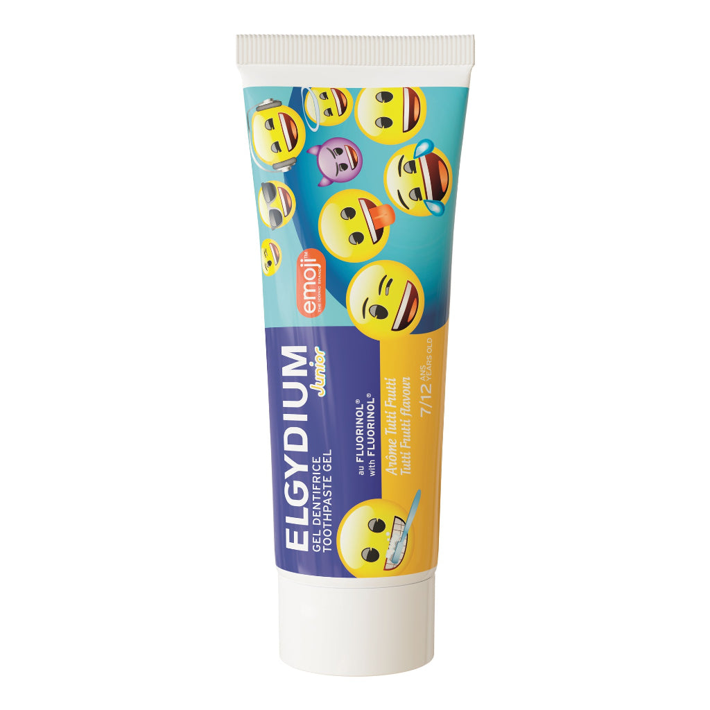 Elgydium Junior Toothpaste Gel Tutti-fruti Emoji - 50ml - Healtsy