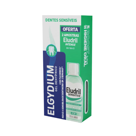 Elgydium Sensitive Teeth - 75ml + Eludril Sensitive Mouthwash - Healtsy