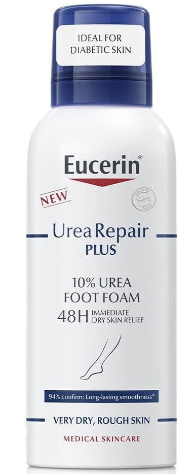 Eucerin Dry Skin Urea Foam Diabetic Foot - 150ml - Healtsy
