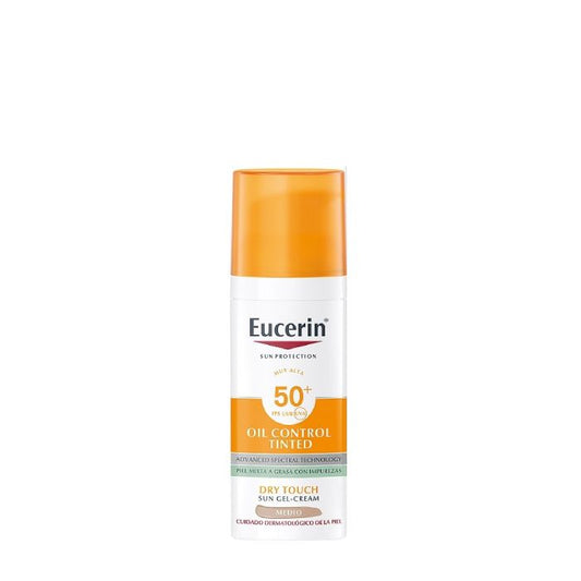 Eucerin Sunface Oil Control_SPF50 Medium Shade - 50ml - Healtsy