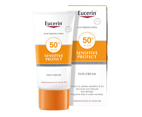 Eucerin Sunface Sensitive Cream SPF50 + - 50ml – Buy Now at Healtsy