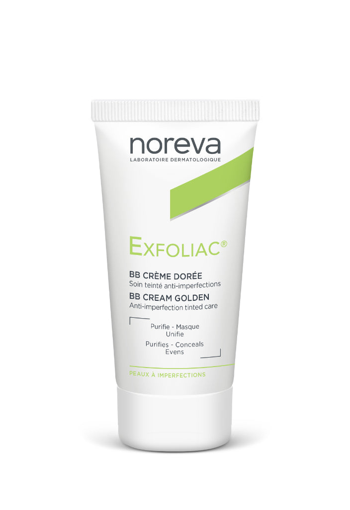 Noreva Exfoliac Anti-Imperfection Care_Gold Tone - 30ml - Healtsy