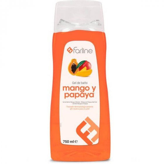 Farline Mango & Papaya Shower Gel - 750ml - Healtsy