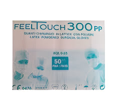 Feeltouch Sterile Surgical Gloves w/ Powder_ Latex_ Size 7.5 (x50 units) – Buy Now at Healtsy