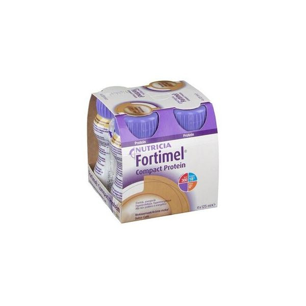 Fortimel Compact Protein Cafe - 125ml (x4 units) - Healtsy