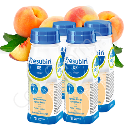 Fresubin DB Drink Peach-Aprice - 200ml (x4 units) - Healtsy