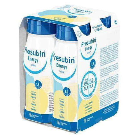 Fresubin Energy Drink Vanilla Solution - 200ml (x4 units) - Healtsy