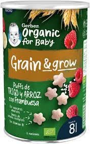 Gerber Bio Nutripuffs Raspberry - 35G 8M+ – Buy Now at Healtsy