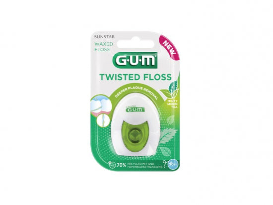 Gum Twisted Floss Dental Floss 3500 - 30M - Healtsy