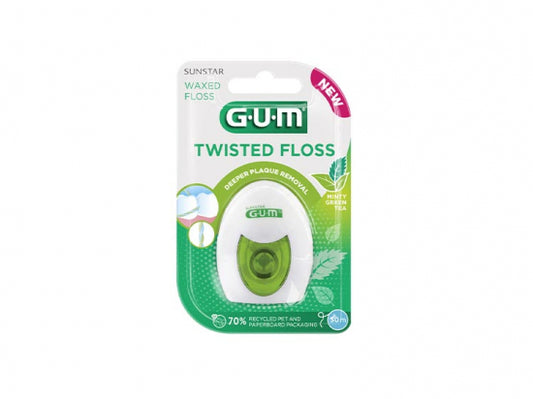 Gum Twisted Floss Dental Floss 3500 - 30M - Healtsy