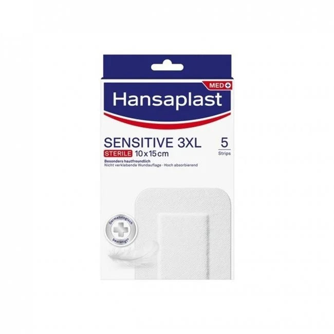 Hansaplast Sensitive Dressing_ 10X15cm_3XL (x5 pieces) - Healtsy