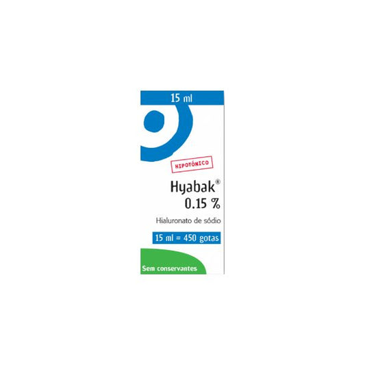 Hyabak Eyes/Lenses Moisturizing/Lubricant Solution - 15ml - Healtsy