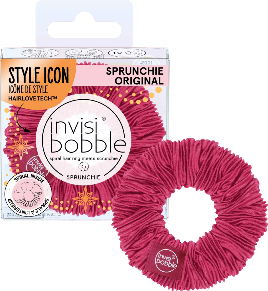 Invisibobble Elastic Hair Sprunchie Time-to-shine pink - Healtsy