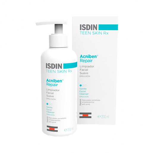 Isdin Acniben Repair Facial Cleansing Emulsion - 180ml - Healtsy