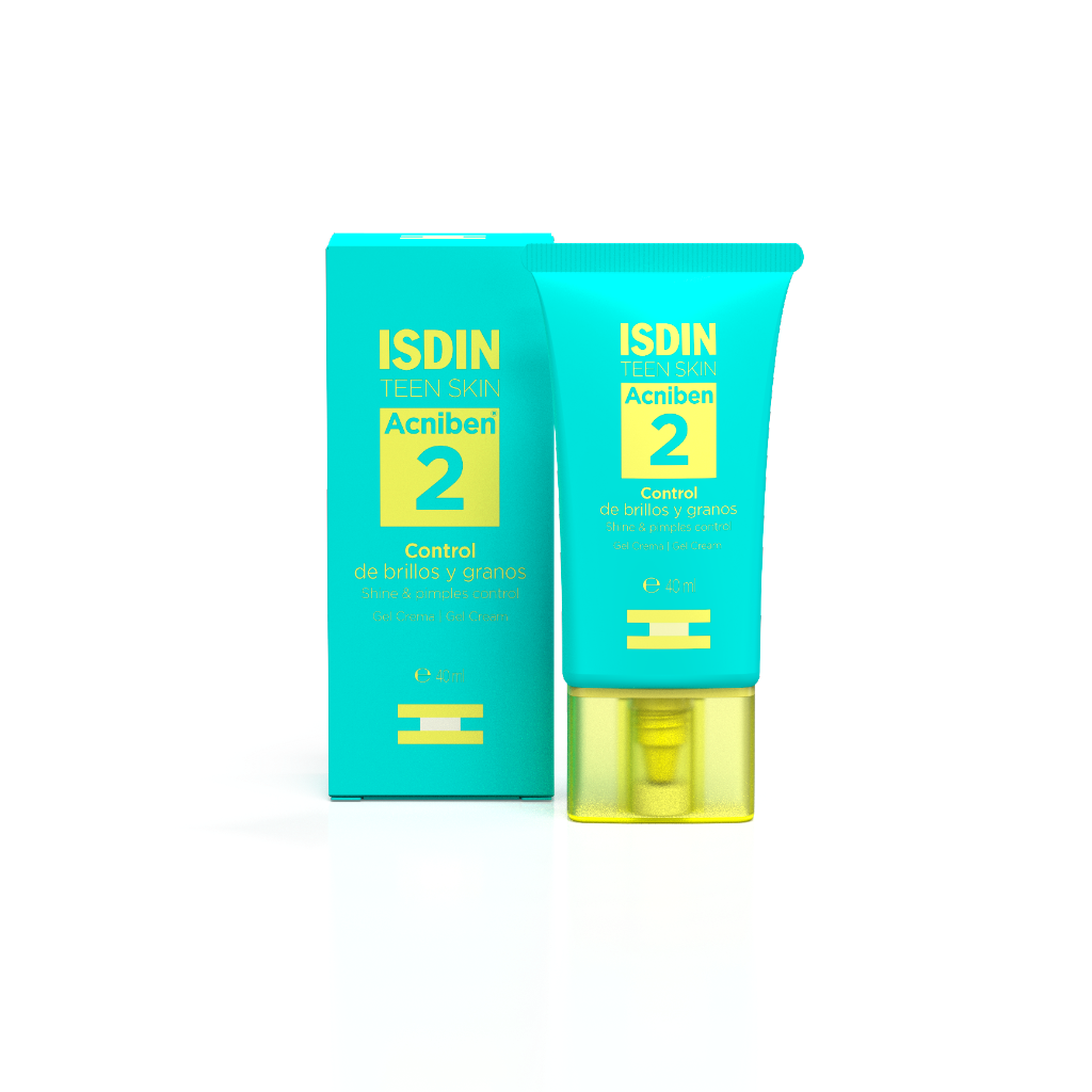 Isdin Teen Skin Acniben Gel Cream - 40ml Acne Treatment - Healtsy